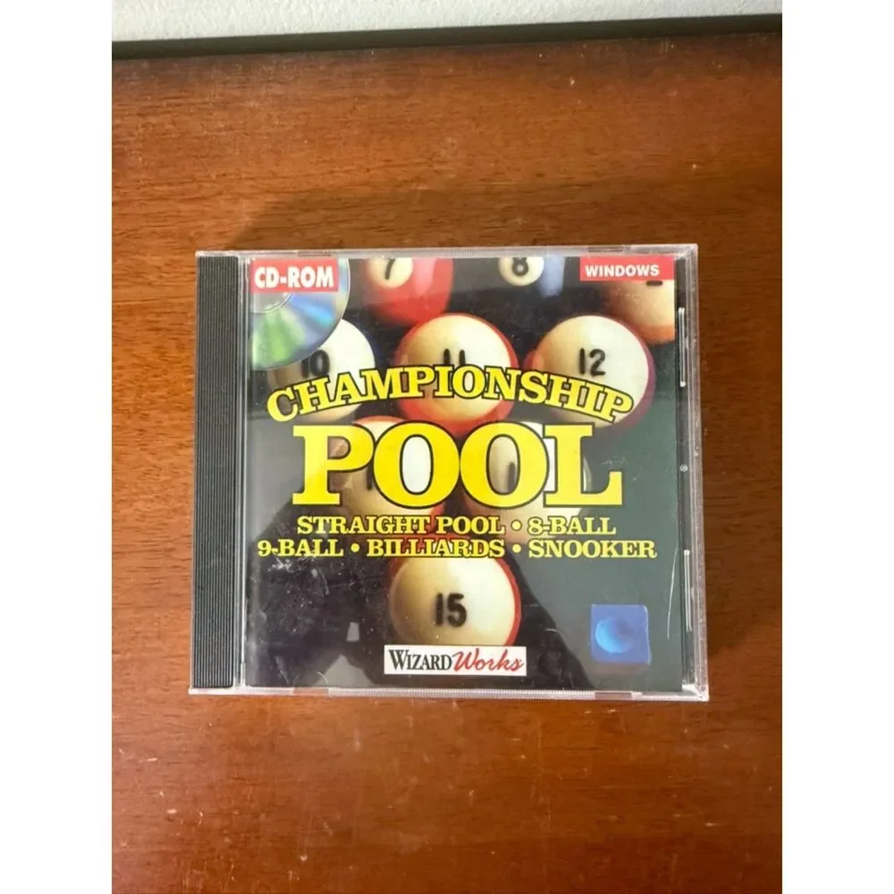 Championship Pool Computer PC Game (Microsoft Windows, 1999)
